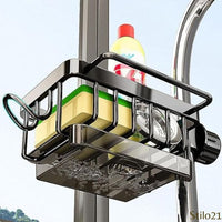 Suporte Organizador Prateleira Ajustável de Torneira Para Cozinha- Frete Grátis