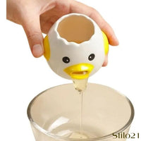 Separador de Gema de Ovo em Cerâmica Forma de Pintinho - Frete Grátis