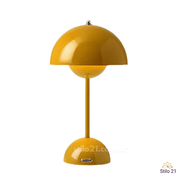 Luminária Led de Mesa LED USB Touch Cogumelo
