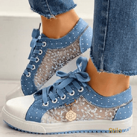 Tênis Feminino Casual Com Estampa Poá Rizzys