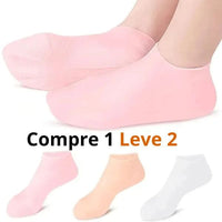 Meia Hidratante Removedor De Calos e Rachaduras -Promoção Compre 1 Leve 2