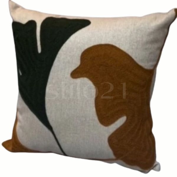 Capa de Almofada Bordada em Linho de Luxo Moderna Decorativa -Frete GRÁTIS