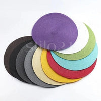 Kit 6 Peças Jogo Americano Sousplat Luxo Redondo Dupla Face - Mesa Posta