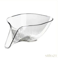 Escorredor de Alimento Cesta Drenagem Com Bico Multifuncional