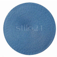 Kit 6 Peças Jogo Americano Sousplat Luxo Redondo Dupla Face - Mesa Posta