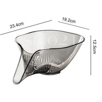 Escorredor de Alimento Cesta Drenagem Com Bico Multifuncional