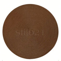 Kit 6 Peças Jogo Americano Sousplat Luxo Redondo Dupla Face - Mesa Posta