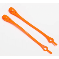 Cadarços Silicone Coloridos Adulto Infantil Sem Nós -[COMPRE 1 E LEVE 2]