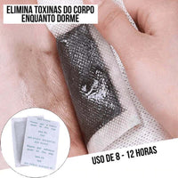 Kit 20 Adesivos Detox de Drenagem Linfática – Foot Pads Detox