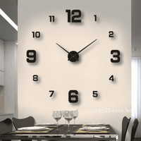 Relógio de Parede Decorativo à Pilha - 3D Lux