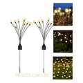 Luminária Luzes de LED Solar para Decoração Jardim  [FRETE GRÁTIS]