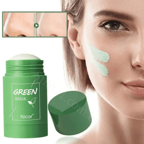 Mask Green™ -  Máscara de Limpeza Facial Profunda Remove Cravo e Espinhas