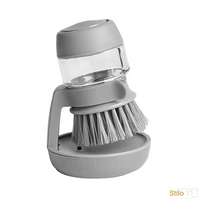 Escova de Limpeza com Dispenser de Sabão Multifuncional - Frete Grátis