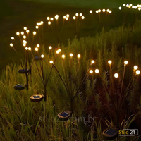 Luminária Luzes de LED Solar para Decoração Jardim  [FRETE GRÁTIS]