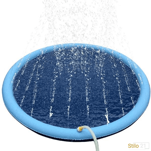 Splash Pool - Piscina Inflável com Chafariz Para PETs e Crianças