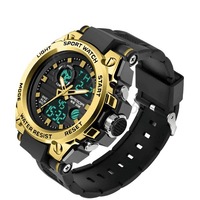 Relógio Esportivo Masculino Sanda 739 Militar ™️- A Prova D'água + Display LED