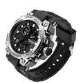 Relógio Esportivo Masculino Sanda 739 Militar ™️- A Prova D'água + Display LED