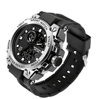 Relógio Esportivo Masculino Sanda 739 Militar ™️- A Prova D'água + Display LED