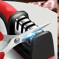 Amolador de Facas Multifuncional 3 em 1 - [COMPRE 1 E LEVE 2]