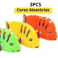 Brinquedo Peixinho Colorido Interativo para Bebês e Crianças – Kit 3 Unidades