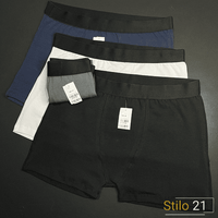 Kit 10 Cuecas Boxer Masculina Algodão Premium Lisas  [Frete Grátis]