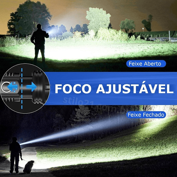 Lanterna Tática Americana - Super Zoom [Frete Grátis]