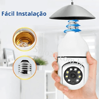 Câmera de Segurança Full HD Wi-Fi Inteligente 360° [FRETE GRÁTIS]