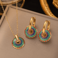 Conjunto Feminino Tribal em Aço Inoxidável- Rizzys