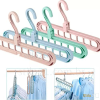 Kits de Cabides Mágico 9 Furos Multi Dobrável Organizador -   Frete Grátis