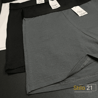 Kit 10 Cuecas Boxer Masculina Algodão Premium Lisas  [Frete Grátis]