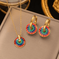 Conjunto Feminino Tribal em Aço Inoxidável- Rizzys