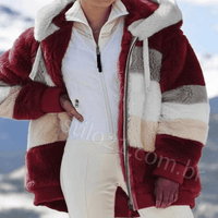 Casaco Feminino de Pelúcia Rizzys™ Inverno -Cashmere [Frete Grátis]