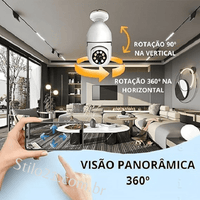 Câmera de Segurança Full HD Wi-Fi Inteligente 360° [FRETE GRÁTIS]