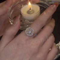 Anel de Cristal Giratório - Alívio para Ansiedade