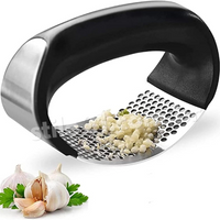 Espremedor Triturador Amassador De Alho Manual Aço Inox  – Frete Grátis