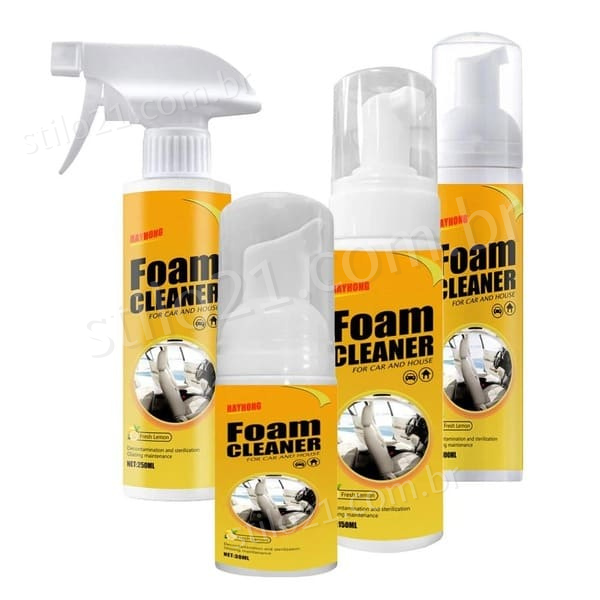 Espuma Mágica Para Limpeza Pesada de Carros e Casa - Foam Cleaner™