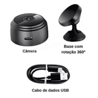 Mini Câmera de Segurança WiFi 1080P HD Com Visão Noturna   [Frete Grátis]