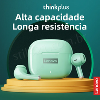 Fone De Ouvido Bluetooth Sem Fio Com Microfone -  Lenovo LP40